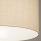 Foto 31277-8 detailfoto: Messing vloerlamp met beige linnen kap