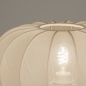 Foto 31278-8 detailfoto: Lampion vloerlamp in staal/rvs met beige kap