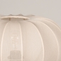 Foto 31279-22: Lampion vloerlamp met zwart armatuur en beige kap van stof