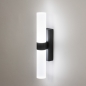 Wandlamp 31287: modern, glas, metaal, zwart #3