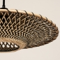 Hanglamp 31290: landelijk, modern, metaal, riet #9