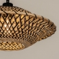 Foto 31294-8 detailfoto: Rotan hanglamp met gevlochten kap in naturel/zwart 