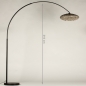 Vloerlamp 31298: landelijk, modern, metaal, riet #16