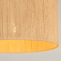 Foto 31305-10: Landelijke vloerlamp met draad kap van gevlochten touw in jute kleur