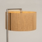 Foto 31305-5: Landelijke vloerlamp met draad kap van gevlochten touw in jute kleur