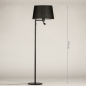 Vloerlamp 31323: modern, stof, metaal, zwart #1