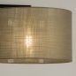 Foto 31337-7 detailfoto: Zwarte vloerlamp met taupe kap van stof