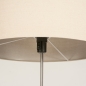 Foto 31347-10 detailfoto: Staande houten vloerlamp in walnoot bruin met beige kap
