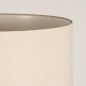 Foto 31347-9 detailfoto: Staande houten vloerlamp in walnoot bruin met beige kap
