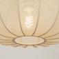 Foto 31355-22: Beige knikarm lamp voor aan het plafond met lampion kap in japandi stijl 