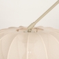 Foto 31355-24: Beige knikarm lamp voor aan het plafond met lampion kap in japandi stijl 