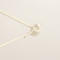 Foto 31355-26: Beige knikarm lamp voor aan het plafond met lampion kap in japandi stijl 