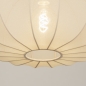 Foto 31356-22: Beige knikarm lamp voor aan het plafond met lampion kap in japandi stijl 