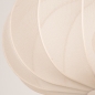 Foto 31356-23: Beige knikarm lamp voor aan het plafond met lampion kap in japandi stijl 