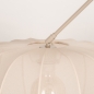 Foto 31356-24: Beige knikarm lamp voor aan het plafond met lampion kap in japandi stijl 