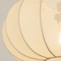 Foto 31359-22: Knikarm hanglamp in het zwart met lampion kap in japandi stijl 