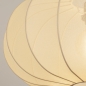 Foto 31360-22: Knikarm hanglamp in het zwart met lampion kap in japandi stijl 
