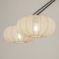 Foto 31361-23: Knikarm lamp voor aan het plafond met rustieke lampion kappen