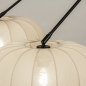 Foto 31361-27: Knikarm lamp voor aan het plafond met rustieke lampion kappen