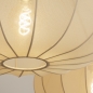 Foto 31362-18: Knikarm lamp voor aan het plafond met rustieke lampion kappen