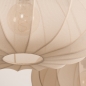Foto 31362-19: Knikarm lamp voor aan het plafond met rustieke lampion kappen