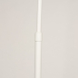 Foto 31366-12: Grote witte booglamp met luxe kap in taupe 