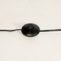 Foto 31371-14: Große schwarze Stehleuchte mit Gelenkarm und weißem Lampenschirm