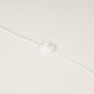 Foto 31392-13 detailfoto: Witte driepoot vloerlamp met beige linnen kap