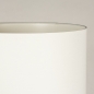 Foto 31395-10 detailfoto: Witte driepoot vloerlamp met witte kap van stof 