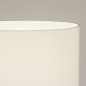 Foto 31395-9 detailfoto: Witte driepoot vloerlamp met witte kap van stof 