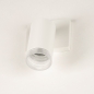 Foto 31409-11: Weißer Aufbaustrahler mit luxuriösem transparentem Ring mit Riffelung 