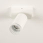 Foto 31409-5 onderaanzicht: Witte opbouwspot met luxe transparante ring met ribbels 