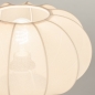 Foto 31432-7: Japandi kegelförmige Holztischlampe mit Laternenschirm in Beige