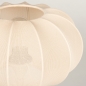 Foto 31432-8: Japandi kegelförmige Holztischlampe mit Laternenschirm in Beige