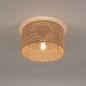 Foto 31472-2 niet_in_feed: Bamboe plafondlamp rond naturel 30cm E27