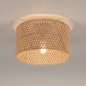 Foto 31472-3 niet_in_feed: Bamboe plafondlamp rond naturel 30cm E27