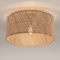 Foto 31474-3 detailfoto: Bamboe plafondlamp rond naturel 40cm E27