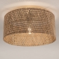 Foto 31476-3 niet_in_feed: Bamboe plafondlamp rond zwart met naturel 50cm E27