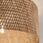 Foto 31476-6 niet_in_feed: Bamboe plafondlamp rond zwart met naturel 50cm E27