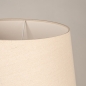 Foto 31479-8: Houten tripod vloerlamp met conische lampenkap in beige 