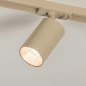 Foto 31492-2: Luxe spanningsrail in het beige met vier spots en verder uit te breiden met o.a. hanglampen
