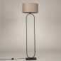 Foto 31498-3 niet_in_feed: Stijlvolle vloerlamp in brons met taupe linnen kap 