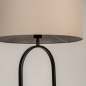 Foto 31498-8 niet_in_feed: Stijlvolle vloerlamp in brons met taupe linnen kap 