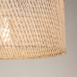 Foto 31503-11: Beige booglamp met bamboe kap naturel rond