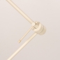 Foto 31524-12: Beige hanglamp met twee grote bamboe kappen 