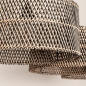 Foto 31537-13: Rotan hanglamp met drie grote bamboe kappen E27 zwart/naturel