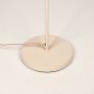 Foto 31551-12: Beige vloerlamp met hoge smalle kap in het wit