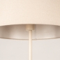 Foto 31554-11: Beige smalle vloerlamp met beige conische kap