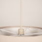 Foto 31557-13 detailfoto: Beige Japandi hanglamp met ronde kap van beige stof E27