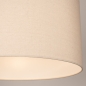 Foto 31561-7: Beige hanglamp met linnen lampenkap